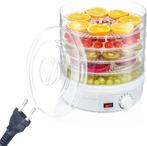 Voedseldroger - Droogoven - Fruitdroger - 5 Schalen - 220V, Verzenden, Nieuw