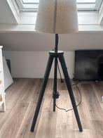 Mooie donkerbruine lamp te koop, Ophalen, Gebruikt, Stof, 100 tot 150 cm
