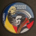 KLU 306 Squadron Guardian Reaper Patch, Verzamelen, Ophalen of Verzenden, Luchtmacht, Nederland, Embleem of Badge