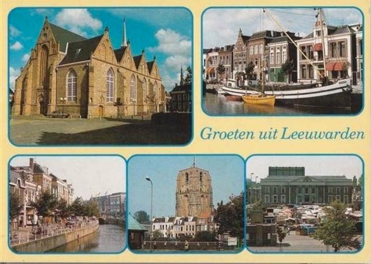 10 Ansichtkaarten Leeuwarden Oldehove /Waag/Mata Hari., Verzamelen, Ansichtkaarten | Nederland, Ongelopen, Friesland, Ophalen of Verzenden