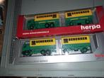 2x Herpa MAN Schenker, Ophalen of Verzenden, Bus of Vrachtwagen, Zo goed als nieuw, Herpa