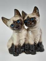 Beeld siamese katten tweeling  - merk Vaga - kitten, Ophalen of Verzenden, Zo goed als nieuw, Hond of Kat, Beeldje of Figuurtje