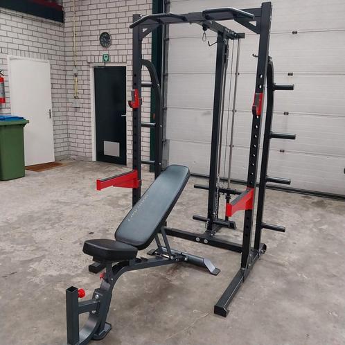Squat rack halfrack Compleet + Olympische en atx plates set, Sport en Fitness, Fitnessmaterialen, Zo goed als nieuw, Overige typen