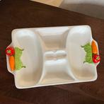 Vintage Japanse tomaat en wortel snack schaal/ serveerschaal, Ophalen of Verzenden