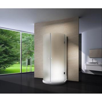 Douchecabine Halfrond U-Vorm 90x90CM Mat Glas.  beschikbaar voor biedingen