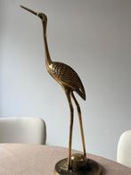 Grote vintage messing kraanvogel - Hollywood Regency, Ophalen of Verzenden