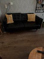 Mooie zwarte IKEA bank - tweezits, Huis en Inrichting, Ophalen, 150 tot 200 cm, Tweepersoons, Zo goed als nieuw