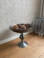 Schaal op voet, Huis en Inrichting, Woonaccessoires | Schalen en Manden, Ophalen of Verzenden, Zo goed als nieuw, Rond, Glas