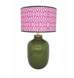 Lampenkap Ikat roze patroon, Huis en Inrichting, Lampen | Lampenkappen, Rood, Rond, Nieuw, Ophalen of Verzenden
