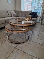 Sleeperwood  Eettafel + salontafeltjes, Huis en Inrichting, Ophalen of Verzenden