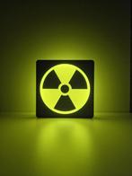 Radioactive Symbol LED lamp / lightbox, Led-lamp, Minder dan 30 watt, Industriële stijl Gaming, Nieuw