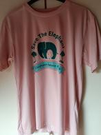 Roze T-shirt Save the Elephant, Elephant Nature Park, Maat 42/44 (L), Ophalen of Verzenden, Zo goed als nieuw