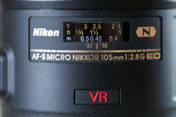 Nikon AF-S 105mm f/2.8G VR Micro  beschikbaar voor biedingen