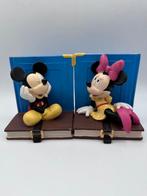 Disney mickey en minnie mouse boeksteunen vintage, Ophalen of Verzenden, Mickey Mouse, Beeldje of Figuurtje