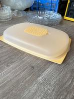 Kaas bewaar doos Tupperware, Huis en Inrichting, Keuken | Tupperware, Ophalen of Verzenden, Zo goed als nieuw, Geel, Overige typen