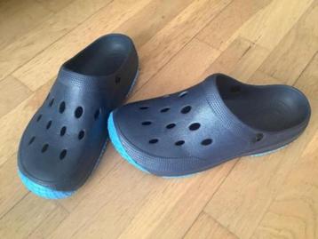 dames instap klompen open slippers waterschoenen blauw mt.38 beschikbaar voor biedingen