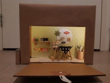 Sinterklaas surprise knutsel kamer / atelier met licht beschikbaar voor biedingen