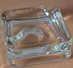 Asbak. Pijptabak.  Glas/kristal.  14 x 14 cm., Ophalen, Zo goed als nieuw, Asbak