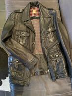 Leren gevoerde jas Boss, Kleding | Heren, BOSS, Zwart, Ophalen of Verzenden, Zo goed als nieuw