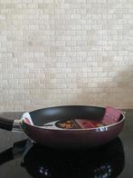Aubergine kleurige Tefal koekenpan 24 cm, Huis en Inrichting, Overige materialen, Keramische plaat, Nieuw, Ophalen of Verzenden