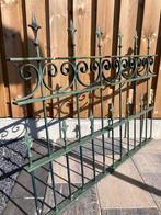 Sierhekwerk Staal - 5 Delen + Palen incl poortje, Tuin en Terras, Ophalen, Gebruikt, IJzer, Sierhekwerk
