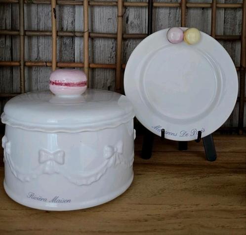 MOOI * Rivièra maison maracon storage
& plate & ezel  *, Huis en Inrichting, Keuken | Servies, Bord(en), Overige stijlen, Ophalen of Verzenden