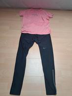 Nike shirt maat L - Nike legging maat m, Kleding | Dames, Ophalen of Verzenden, Zo goed als nieuw, Zwart