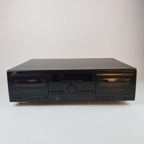 JVC TD-W218 Dubbel cassettedeck || Nu voor €69.99!!, Audio, Tv en Foto, Cassettedecks, Dubbel, JVC, Ophalen of Verzenden
