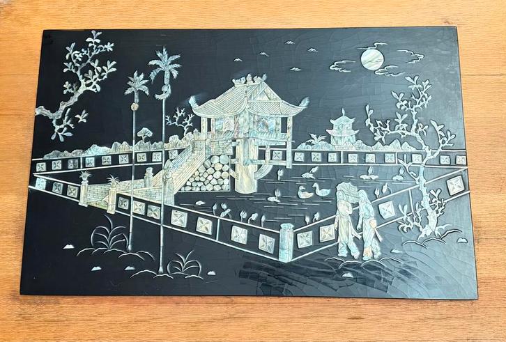 Schilderij Schelp MOP, Antiek en Kunst, Kunst | Overige Kunst, Ophalen of Verzenden