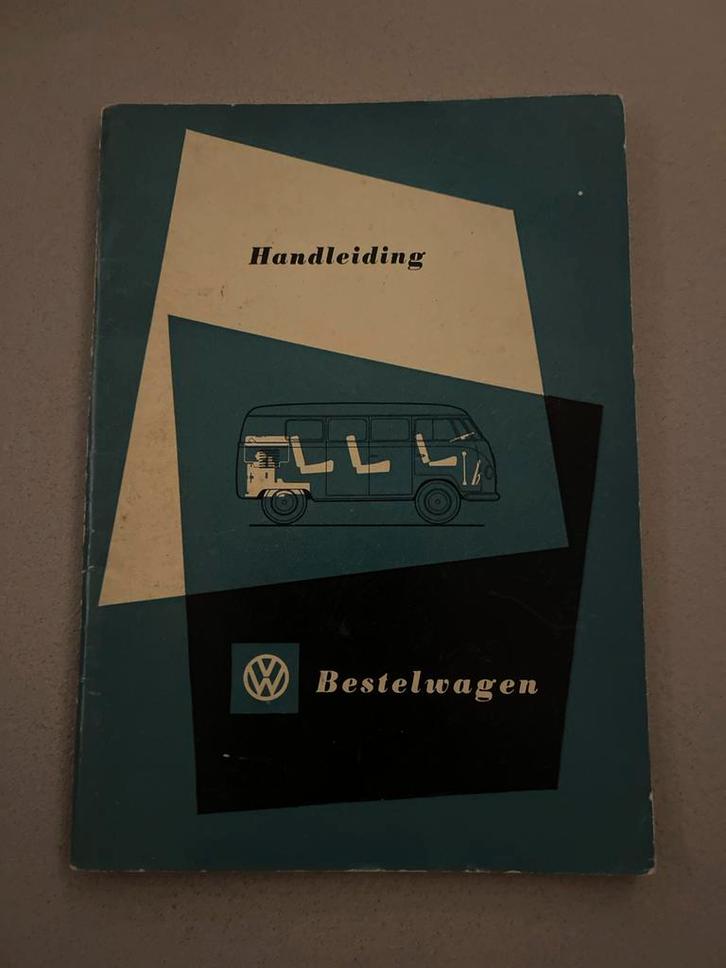 Volkswagen T1 Spijlbus Handleiding 1954 - Zeldzaam!, Auto diversen, Handleidingen en Instructieboekjes, Ophalen of Verzenden