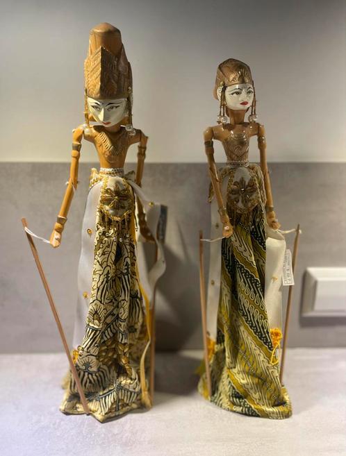 Wayang Golek poppen, Antiek en Kunst, Kunst | Beelden en Houtsnijwerken, Ophalen of Verzenden