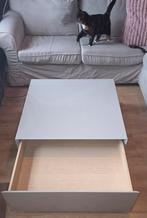 Salontafel met opbergruimte - 80x80 cm, Ophalen, Overige materialen, Gebruikt, 50 tot 100 cm
