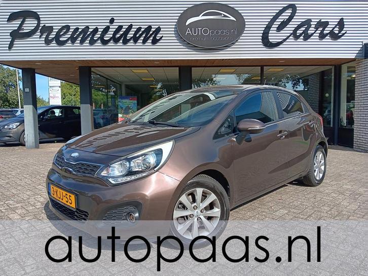Kia Rio 1.4 CVVT 110PK Plus Pack|Automaat|Airco|Nav|Dealeron, Auto's, Kia, Bedrijf, Te koop, Rio, ABS, Airbags, Airconditioning