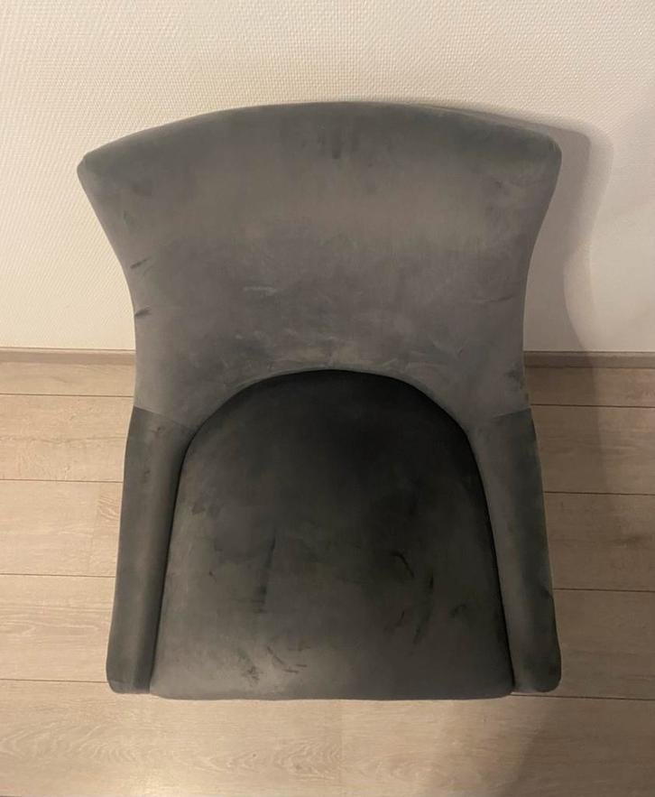 4 Mooie Eetstoelen - Zo Goed Als Nieuw!, Huis en Inrichting, Stoelen, Zo goed als nieuw, Vier, Metaal, Grijs, Ophalen