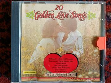 Een CD van "20 Golden Love Songs". beschikbaar voor biedingen