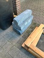 5 lineablock getrommeld 15x15x60, Ophalen, Zo goed als nieuw, Beton, Klinkers