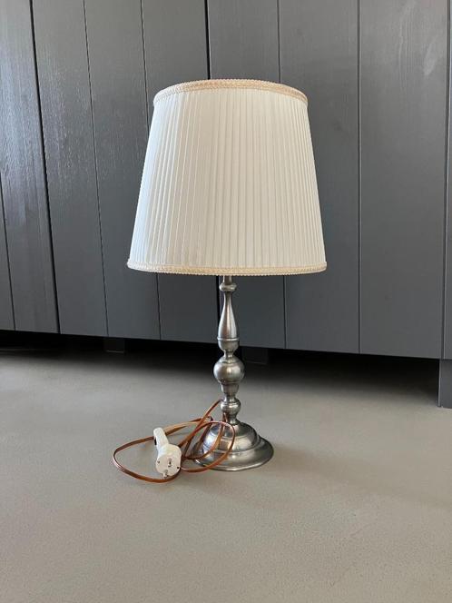 Tafellamp, Huis en Inrichting, Lampen | Tafellampen, Gebruikt, 50 tot 75 cm, Metaal, Stof, Ophalen