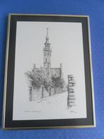 PENTEKENING VAN VEERE, Antiek en Kunst, Kunst | Tekeningen en Foto's, Ophalen of Verzenden