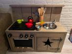 Steigerhout speel keukentje, Ophalen, Zo goed als nieuw