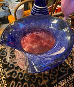 Hand geblazen vintage roze vaas., Ophalen of Verzenden