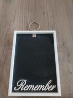 Remember krijtbord riviera maison, Huis en Inrichting, Woonaccessoires | Memoborden, Ophalen of Verzenden, Zo goed als nieuw, Overige typen