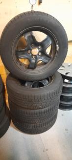16 Inch Renault Laguna, Megane Scenic Winterbanden 5x114.3, Auto-onderdelen, Gebruikt, 16 inch, Banden en Velgen, Personenwagen
