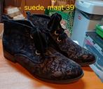 Merk Nova damesschoen maat 39 suede, Ophalen of Verzenden, Zo goed als nieuw, Zwart