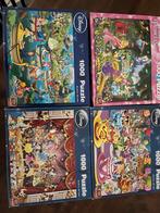 4 Disney Puzzels -, Ophalen of Verzenden, Meer dan 50 stukjes, Gebruikt, 6 jaar of ouder