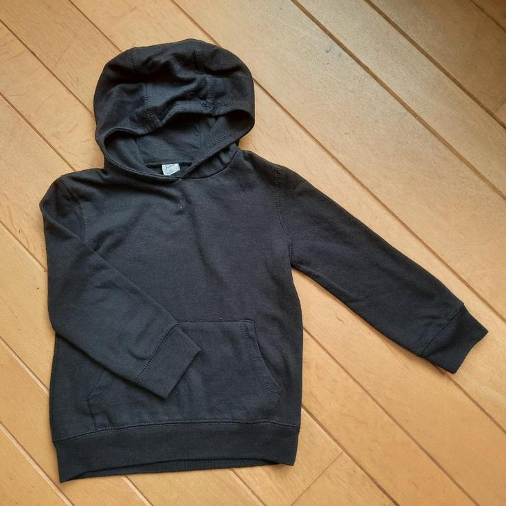 Kiki & Koko hooded sweater zwart maat 116, Kinderen en Baby's, Kinderkleding | Maat 116, Zo goed als nieuw, Jongen, Trui of Vest