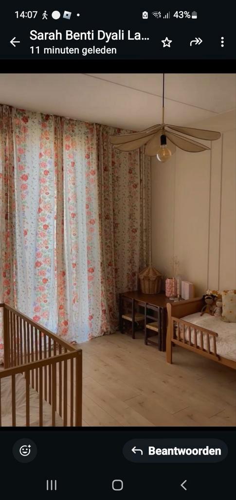 Laura Ashley Gordijnen - Nostalgisch & Compleet, Huis en Inrichting, Slaapkamer | Bedden, Tweepersoons, Stof, Ophalen of Verzenden