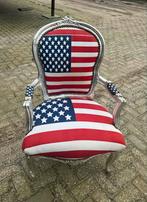 2 Stoelen met Amerikaanse Bekleding, Gebruikt, Twee, Overige kleuren, Ophalen of Verzenden