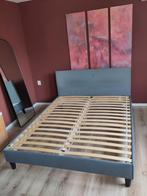 Ikea bed 160x200 met antislip matten, Ophalen, Gebruikt, Tweepersoons, 200 cm