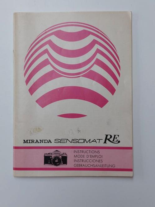 Mirande Sensomat RE manual IGST, Verzamelen, Fotografica en Filmapparatuur, Fototoestel, 1960 tot 1980, Ophalen of Verzenden