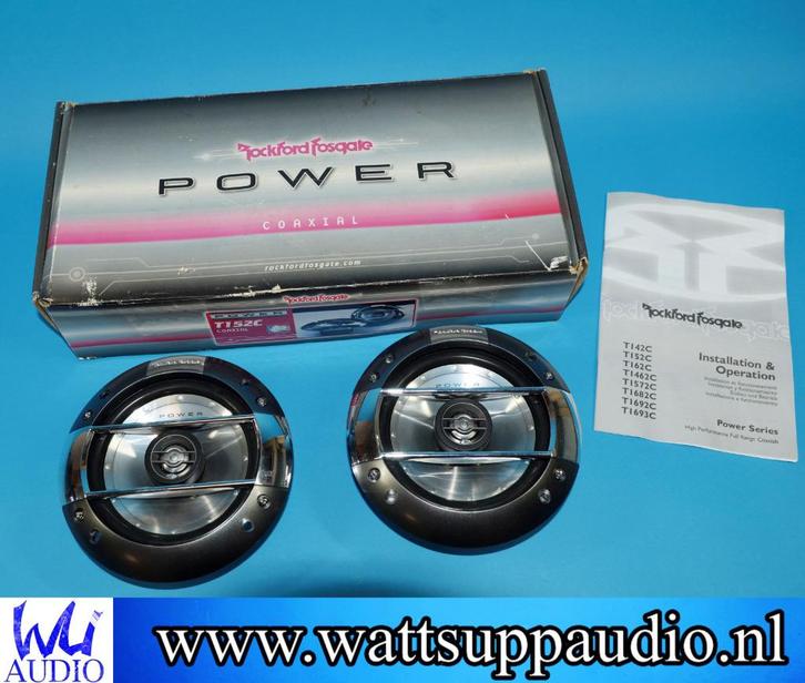 Rockford Fosgate POWER T152C 5.25'' / 13cm Coaxial speakers, Auto diversen, Autospeakers, Gebruikt, Ophalen of Verzenden